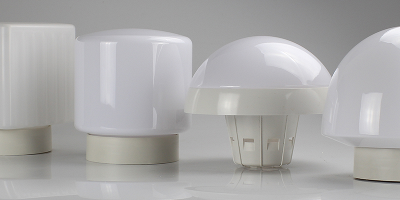 塑膠射吹成型-PC浴室燈罩